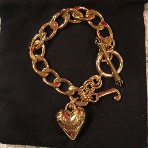 Gold Juicy Couture bracelet